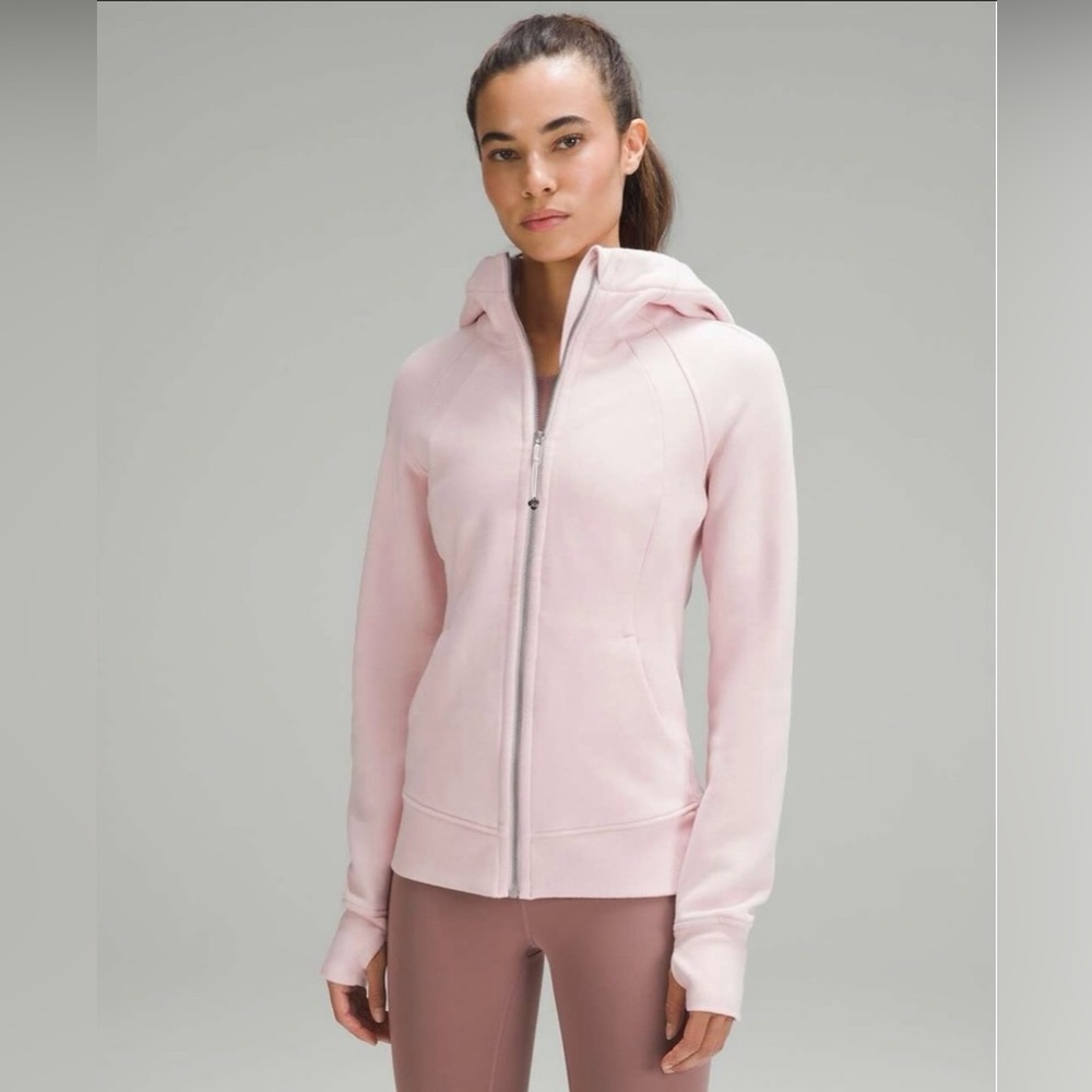 Lululemon Scuba Full Zip Hoodie in Flush Pink